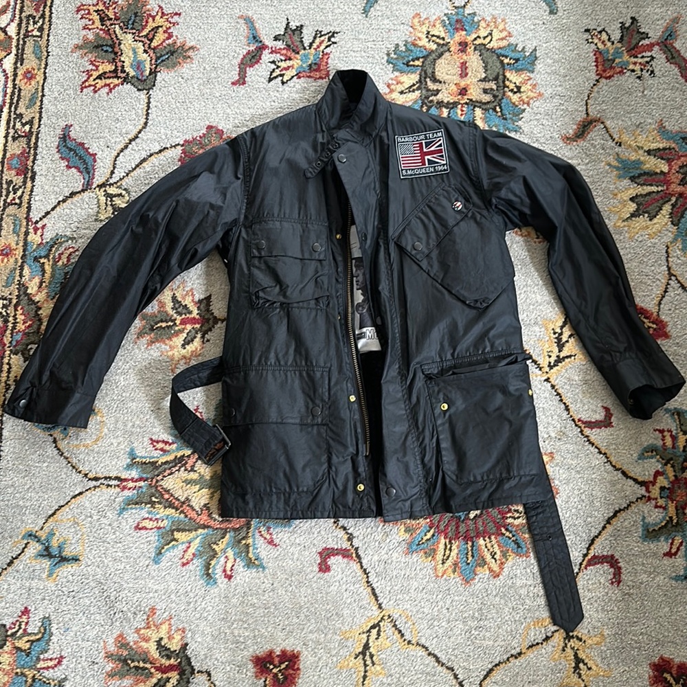 Rare Barbour Steve McQueen Biker.. Size M